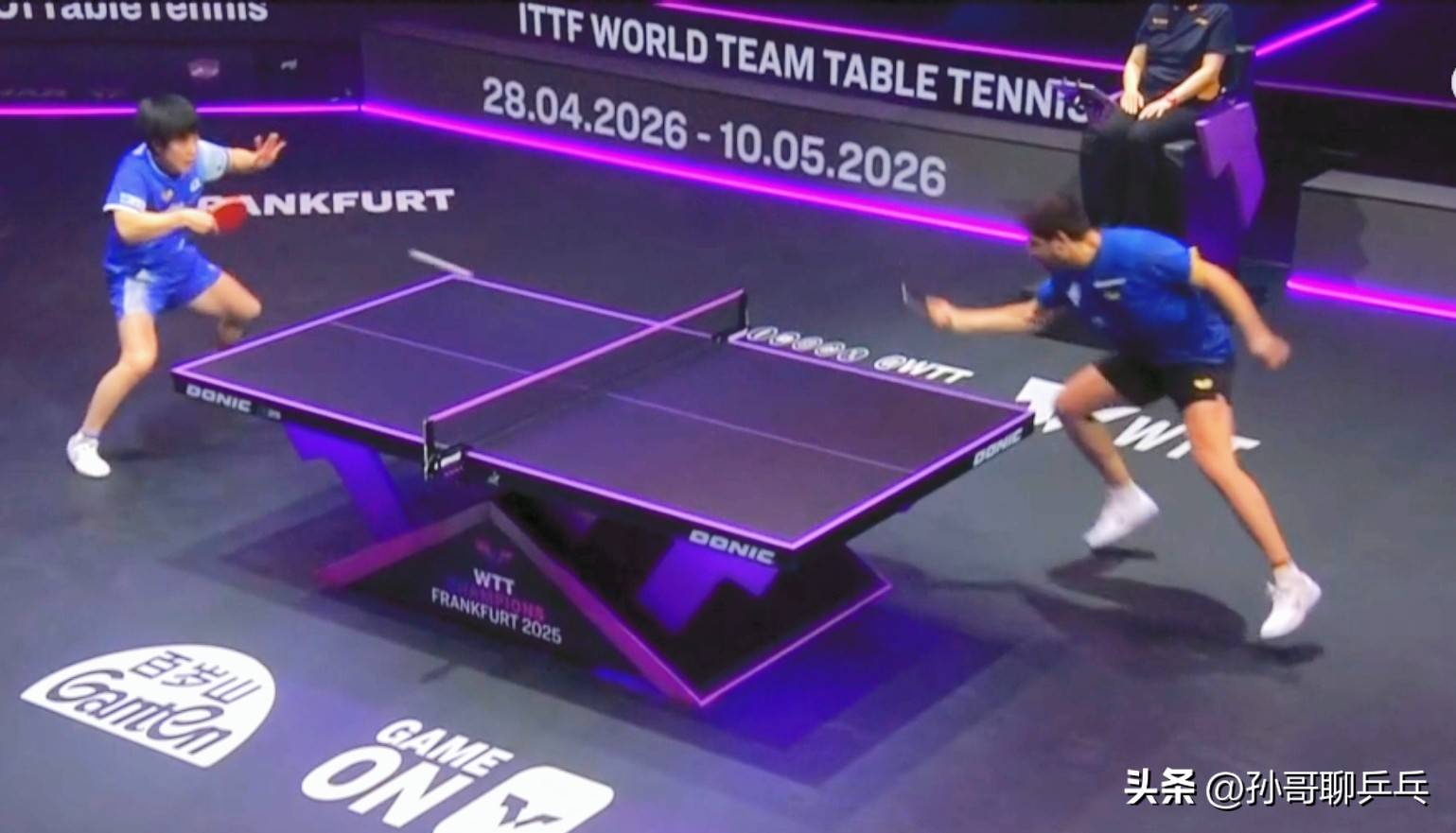 关于比利时乒乓球队险胜德国乒乓球队，奥恰洛夫统治全场的信息